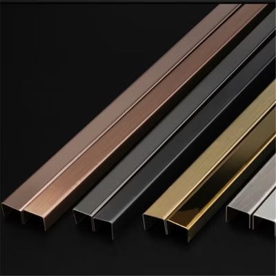 Manufacturer U Profile 304 Stainless Steel Tile Trim Interior U Shape