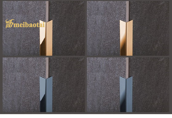 İyi bir fiyat. Ayna Kaplama L Yuvası Paslanmaz Çelik Karo Döşeme Otel Dekoratif çevrimiçi