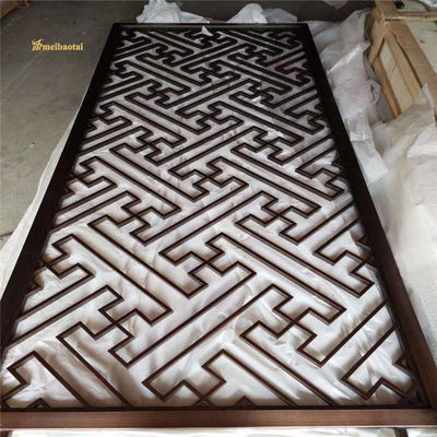 İyi bir fiyat. Gül Altın Kahverengi PVD Renk Plating Alüminyum 10mm Oda Bölücü çevrimiçi