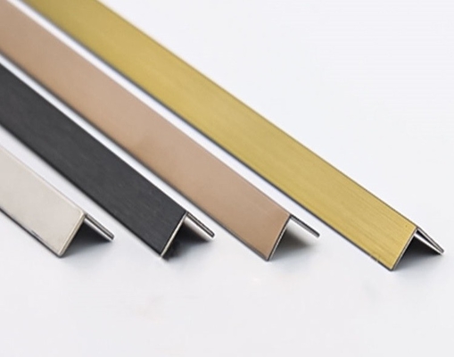 Paslanmaz çelik şeridi L Profili Sürdürülebilir L Tile Trim