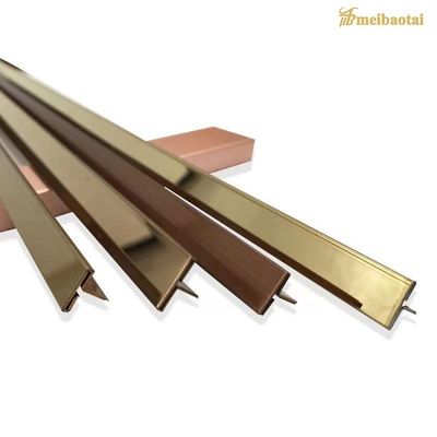 İyi bir fiyat. Özel Tasarım Ayna / Saç Çizgisi Paslanmaz Çelik T U V Karo Döşeme Dekorasyon Profili çevrimiçi