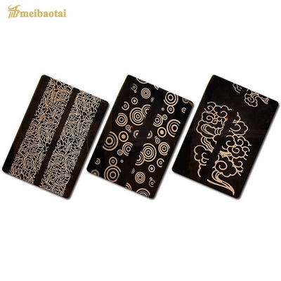 Siyah Metal Kazınmış Asansör Paslanmaz Çelik Sac 1219x2438mm