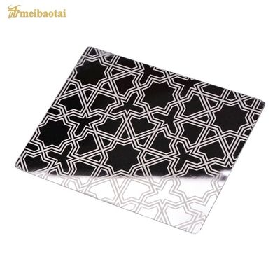 İyi fiyat Dekoratif uygulamalar için süper ayna bitirme 304 paslanmaz çelik kazınmış levha 1219x2438mm çevrimiçi