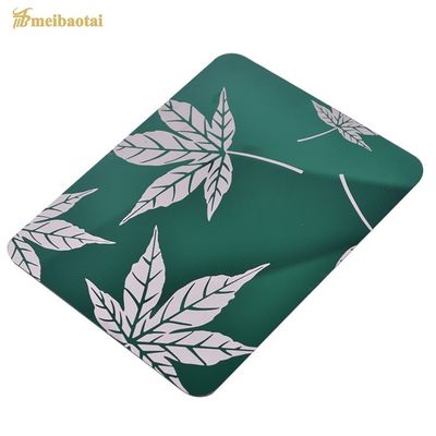 İyi bir fiyat. Yeşil Altın Ayna Kazınmış Paslanmaz Çelik Sac 1219mm Genişlik çevrimiçi