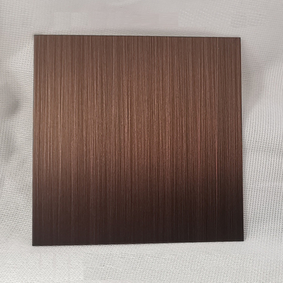 Anti Bronze Hairline 304 Paslanmaz Çelik Sac AFP kaplama