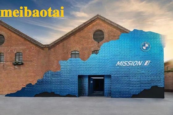 İyi fiyat Düzensiz Mavi Su Dalgalanma Paslanmaz Çelik Sac Dekorasyon Ofis Saç Güzellik Salonu çevrimiçi