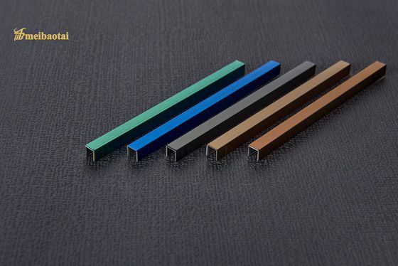 İyi bir fiyat. 304 Paslanmaz Çelik Fayans Döşeme U Yuvası Renkli Ayna Bitmiş Boyut u6-u50 çevrimiçi