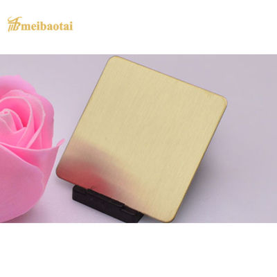 İyi fiyat Dört Ayak Dekoratif Paslanmaz Çelik Sac Fırçalanmış PVD 201 Yassı Çelik Levha çevrimiçi