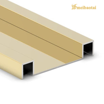 Sınıf 304 Paslanmaz Çelik Karo Döşeme 0.65mm Kalınlık Duvar Kenarını Süsleme