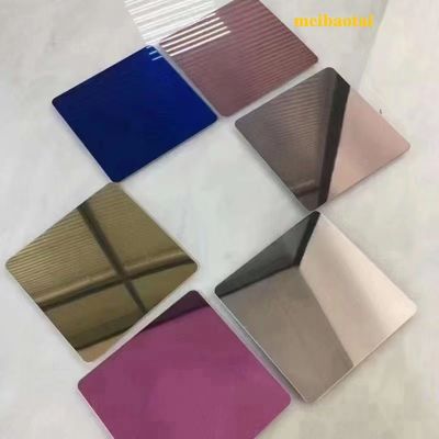 İyi fiyat Dekoratif uygulamalar için 304/201 Sınıf Paslanmaz Çelik Yaprak 1219x2438mm çevrimiçi