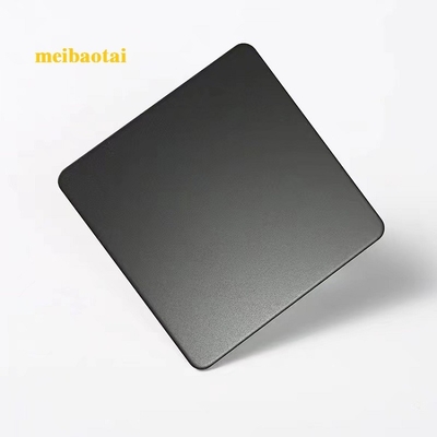 SS304 201 Siyah Gül Altın Kum patlaması Paslanmaz Çelik Renkli Plak 1219x2438mm