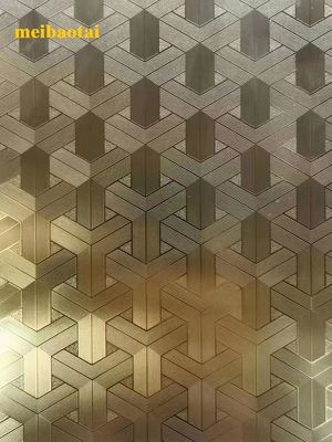 İyi fiyat DIN 0.95mm Thk Altın Yansıtıcı Dışarı için Paslanmaz Çelik Yaprak çevrimiçi