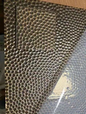 İyi fiyat 201 304 Duvar dekorasyonu damgalanmış bal kovanı paslanmaz çelik levhalar çevrimiçi