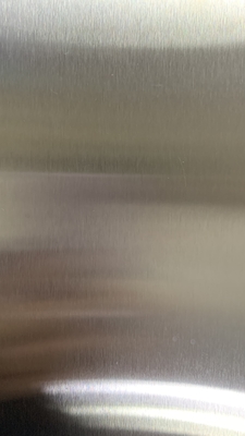 Mutfak No.4 Paslanmaz çelik levha 0.55mm kalınlığı Mutfak için uygulanır