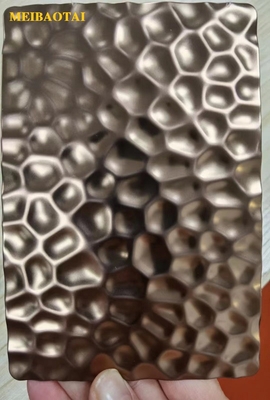 Altın Gül Altın Renklendirme Bal Keme Paslanmaz Çelik Yaprak Metal 4x8