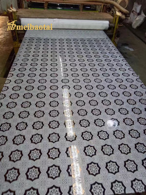 İyi fiyat Asansör Dekorasyonu için Altın Ayna Kaplama Aşındırma Paslanmaz Çelik Sac 0.95mm Kalınlık 1219x2438mm çevrimiçi