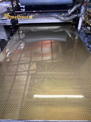 İyi fiyat Altın ayna kazınmış SUS 304 paslanmaz çelik levhası çevrimiçi