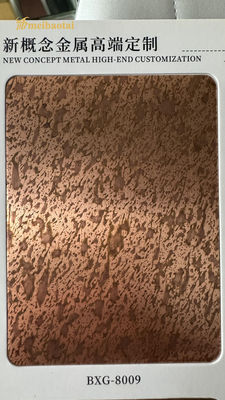 İyi fiyat ss304 Antika Renkli Çizim Paslanmaz Çelik Yaprak Dekorasyon Tablası çevrimiçi