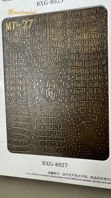 İyi fiyat 3D Duvar Taklitleri Antik Bakır Dekorasyon Paslanmaz Çelik Yapraklar çevrimiçi