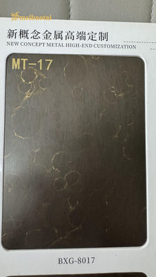 İyi fiyat 201 304 Taklit Antik Bakır Dekoratif Paslanmaz Çelik Yapraklar çevrimiçi