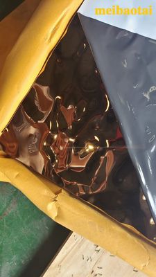 Tavan ve Duvar için Özelleştirilmiş Boyut 0.65mm Kalınlık Siyah Renk Kaplamalı Su Dalgalanma Paslanmaz Çelik Sac