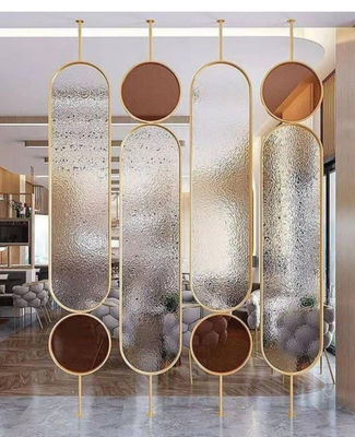 İyi fiyat Customized Size Gold Coated Stainless Steel Room Divider with Laser Cutting Technique (Laser Kesim Tekniğiyle) çevrimiçi