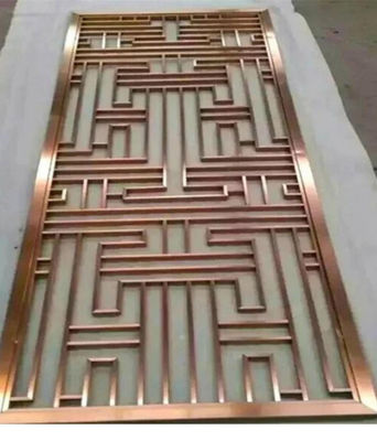 İyi fiyat Stainless Steel Room Divider For Living Room Hotel And Bar Decoration İç ve dış mekanlar için özel tasarım çevrimiçi