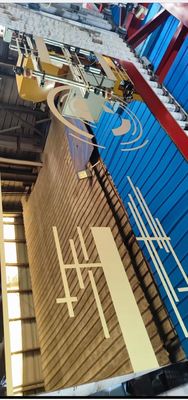 İyi fiyat SS304 Altın Ayna Pvd Renkli Paslanmaz Çelik Yaprak Dekorasyon Tablosu çevrimiçi