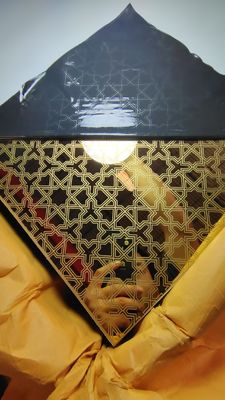 Altın ayna bitirme kazınmış paslanmaz çelik levha 1.0mm kalınlığı 1219x2438mm dekorasyon levhası