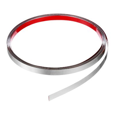 Ayna Yüzeyi İnce Çizgi Kaplama PVD Renk Kaplama Paslanmaz Çelik Yapışkan Rulo Fayans Kenarları için Düz Trim