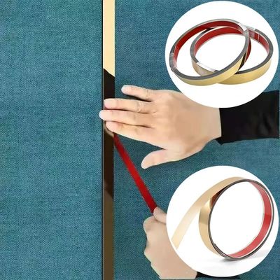 İyi fiyat PVD Renkli Kaplı 201 Paslanmaz Çelik Flat Trim Yapıştırıcı Rulo çevrimiçi