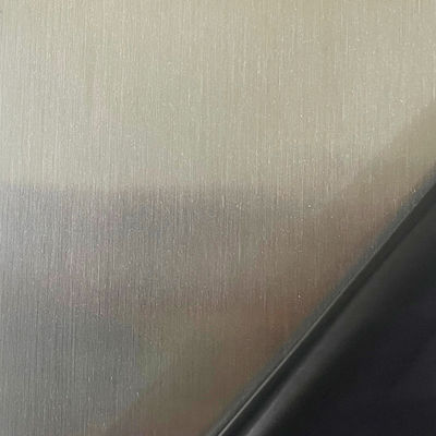 İyi fiyat 0.55mm Kalınlığı 1219x2438mm PVD Renkli Kaplı Saç çizgisi Scotch Brite bitirme ile paslanmaz çelik levha çevrimiçi