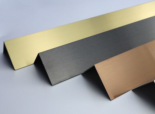 İyi fiyat Siyah Ayna / Saç çizgisi Paslanmaz Çelik L V Tile Trim Dekorasyon Duvar çevrimiçi