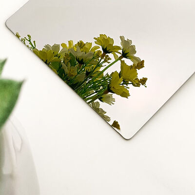 Mimari Dekorasyon İçin 304 Sınıf Ayna Yüzeyli Dekoratif Paslanmaz Çelik Levha 1219x2438mm