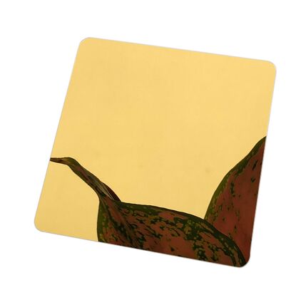 Sıcak Satış Altın Ayna Rengi Paslanmaz Çelik Sac Dekorasyon Duvar