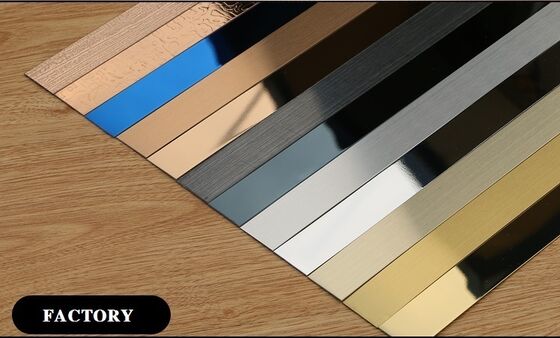 İyi fiyat Üreticisi PVD Kaplama Metal Paslanmaz Çelik Yapıştırıcı Rulo Düz Teyp çevrimiçi