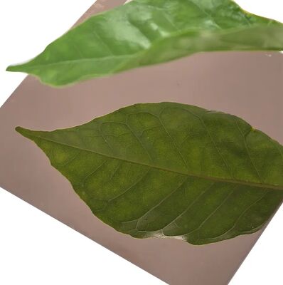 Dayanıklı 304 Gül Altın Aynalı Paslanmaz Çelik Panel Ev Dekoru için