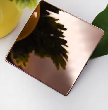 Modern iç dekorasyon için lüks PVD Renkli Kaplı Paslanmaz Çelik Yaprakları