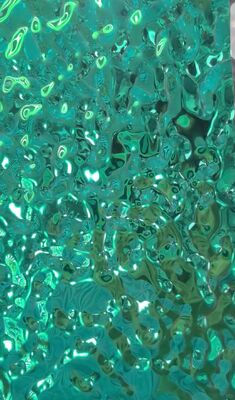 Dekoratif kullanım için 304 Paslanmaz Çelik Su Dalgalanması Tablosu ile PVD Mavi Kaplı Ayna Yüzeyi