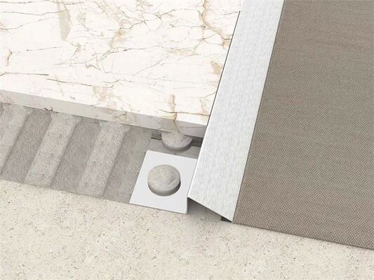 İyi fiyat Dekoratif uygulamalar için özelleştirilebilir boyutlarla PVD kaplı 304/316L Paslanmaz Çelik Tile Edge Trim çevrimiçi