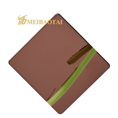 İyi fiyat PVD Renkli Ayna Bitirme Dekoratif Paslanmaz Çelik Yaprak DIN Standart çevrimiçi