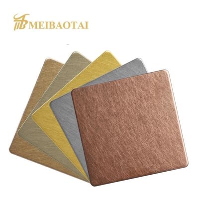 İyi fiyat Dekoratif Paslanmaz Çelik Sac 3mm 304 Kalite Titreşim Tekniği çevrimiçi