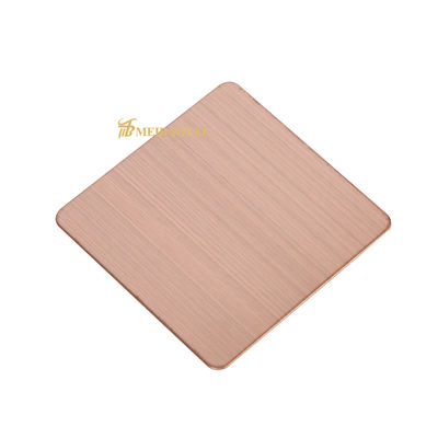 İyi fiyat 8c PVC Film ile PVD Kaplamalı 430 Sınıf Saç Çizgisi Paslanmaz Çelik Sac Panel 1219x2438mm çevrimiçi