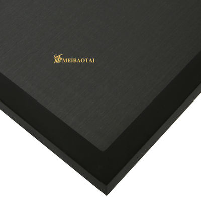 Duvar Panelleri için 0.55mm Kalınlık PVD Renk Kaplı Saç Çizgisi Paslanmaz Çelik Sac 1219x2438mm