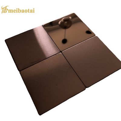 İyi fiyat Ayna Bitirme Dekoratif Paslanmaz Çelik Levha 4x8 Boyut 0.6mm Kalınlık çevrimiçi
