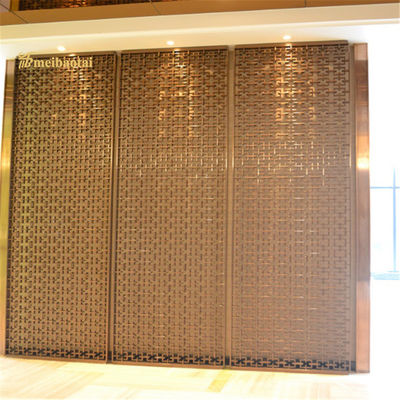 İyi fiyat Çerezli Şekil Bölme Paslanmaz Çelik Oda Bölücü Otel Dekorasyonu çevrimiçi