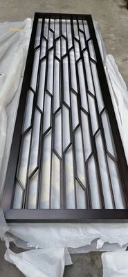 İyi fiyat Siyah Pvd Renkli Paslanmaz Çelik Oda Bölücü İnşaat için çevrimiçi