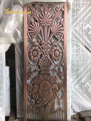 İyi fiyat Boş Lazer Paslanmaz Çelik Oda Bölücü Dekorasyon Ekranı çevrimiçi