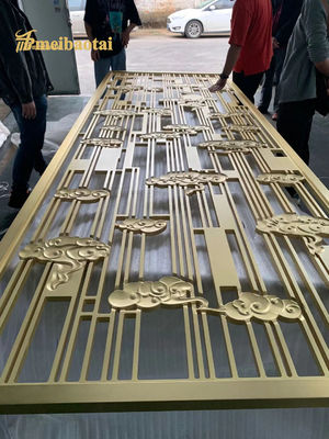 İyi fiyat Birçok Stil Gül Altın Bronz Altın Renkli Paslanmaz Çelik Oda Bölücü Dekorasyonu Otel, Ev çevrimiçi