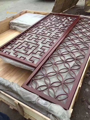 İyi fiyat 201 304 Paslanmaz Çelik Oda Bölücü Antik Bronz Ayna Dönüşümü çevrimiçi